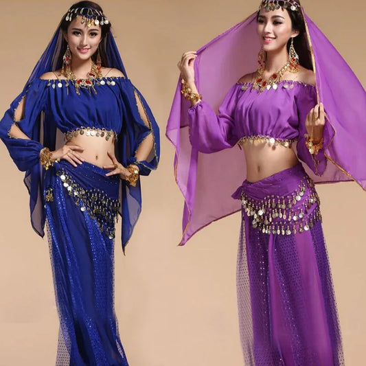 Arabic Belly Dancing Outfit 4pcs/Set