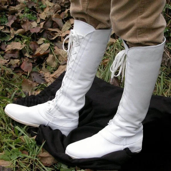 Medieval Boots Faux Leather