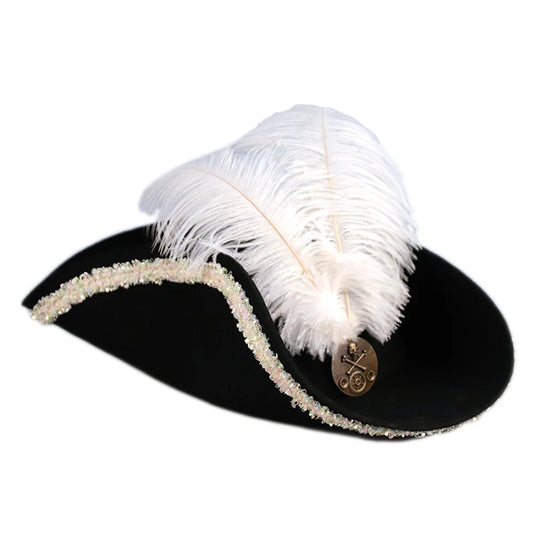 Feather Pirate Hat