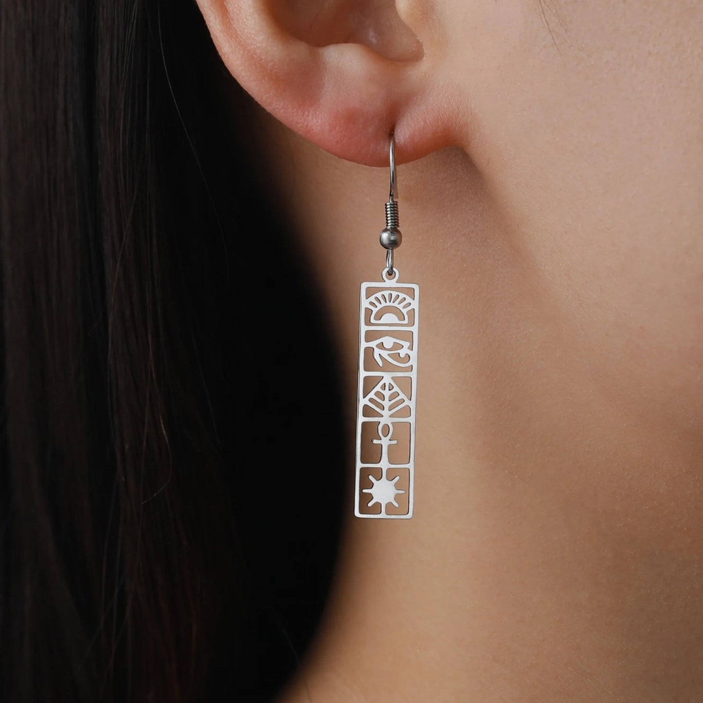 Hieroglyphs Earring  Earrings