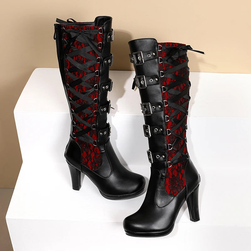 High Heel Gothic  Boots 