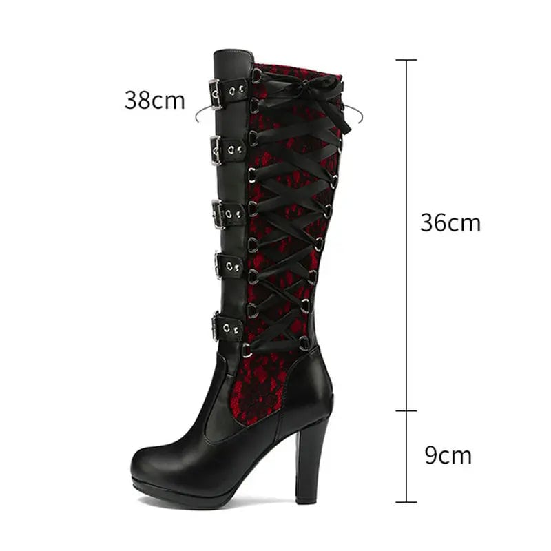 High Heel Gothic  Boots 