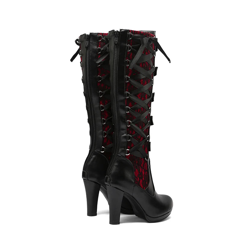 High Heel Gothic  Boots 