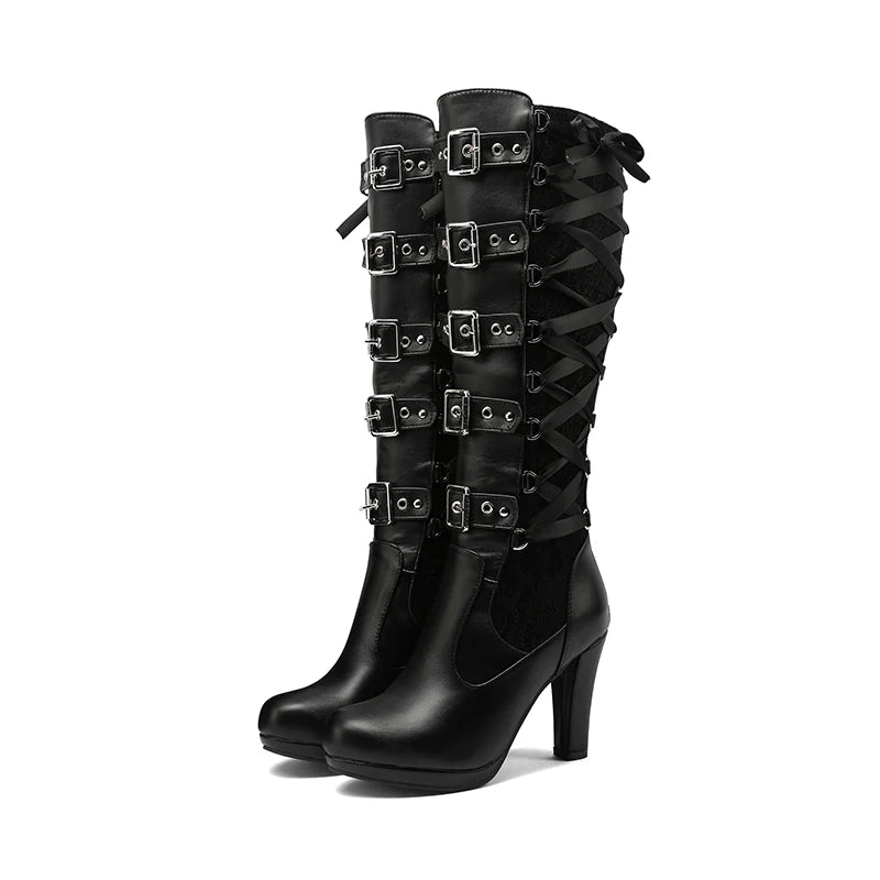 High Heel Gothic  Boots 