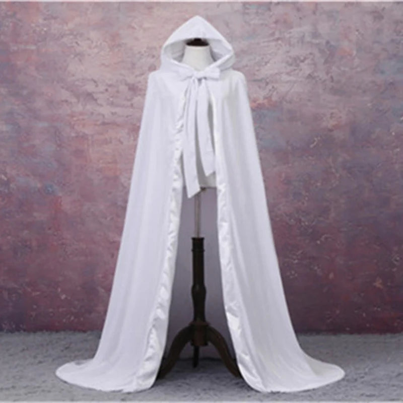 Hooded Cloak Long Velvet