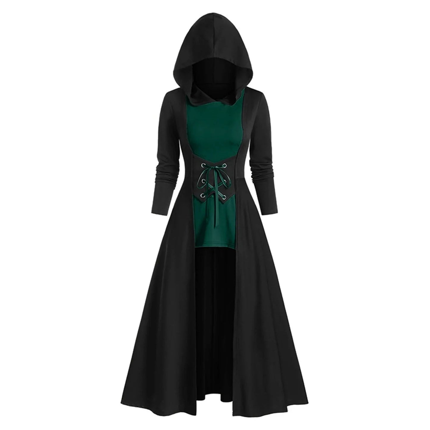 Hooded Lace-up Women Outfit