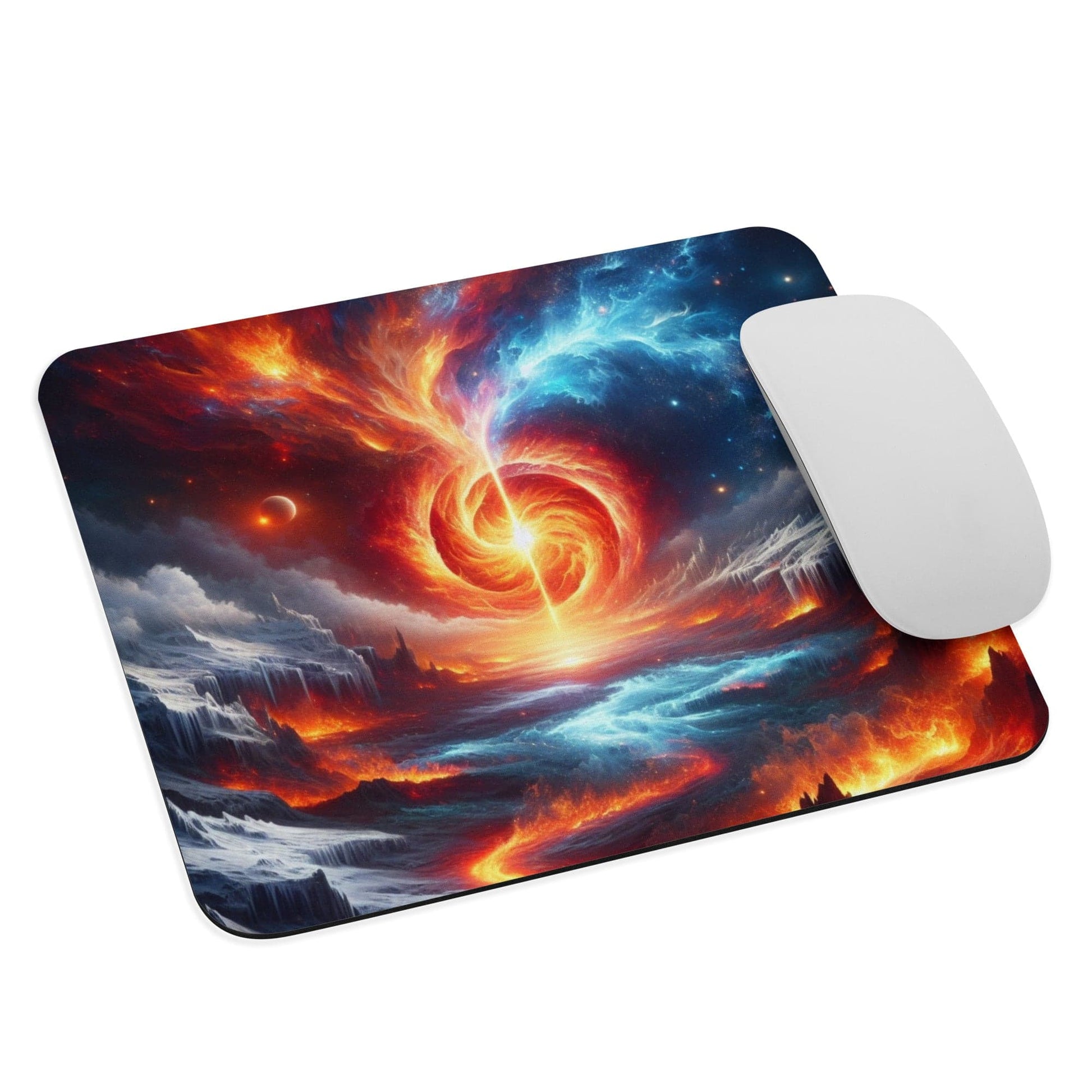 Ice and Fire Mouse pad 