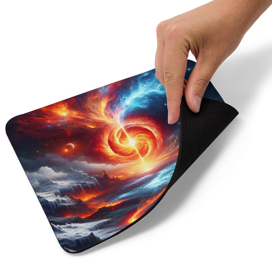Ice and Fire Mouse pad