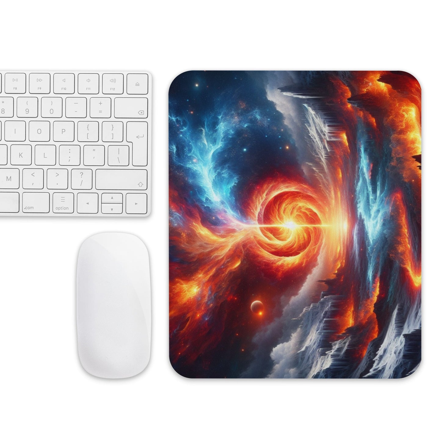 Ice and Fire Mouse pad 