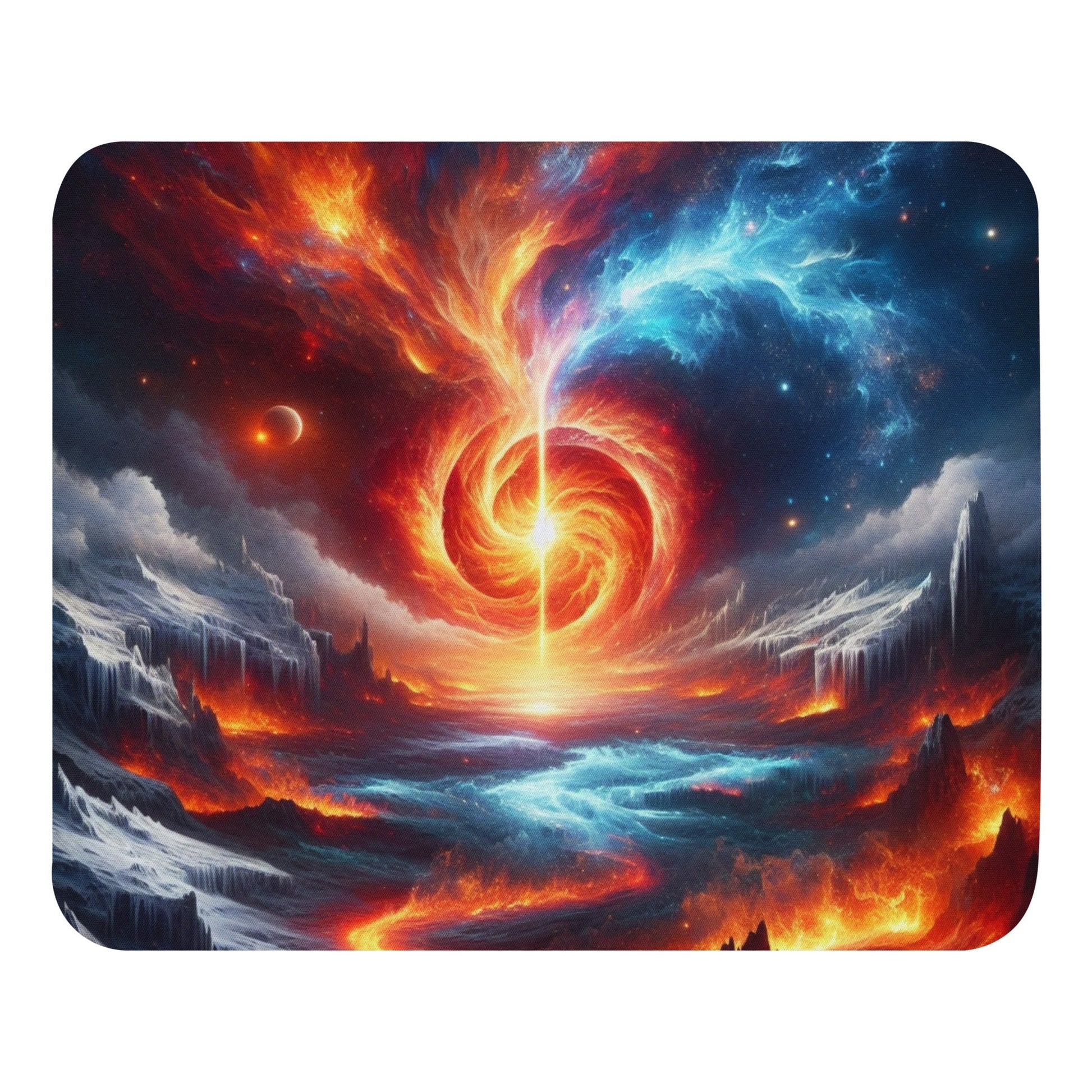 Ice and Fire Mouse pad 