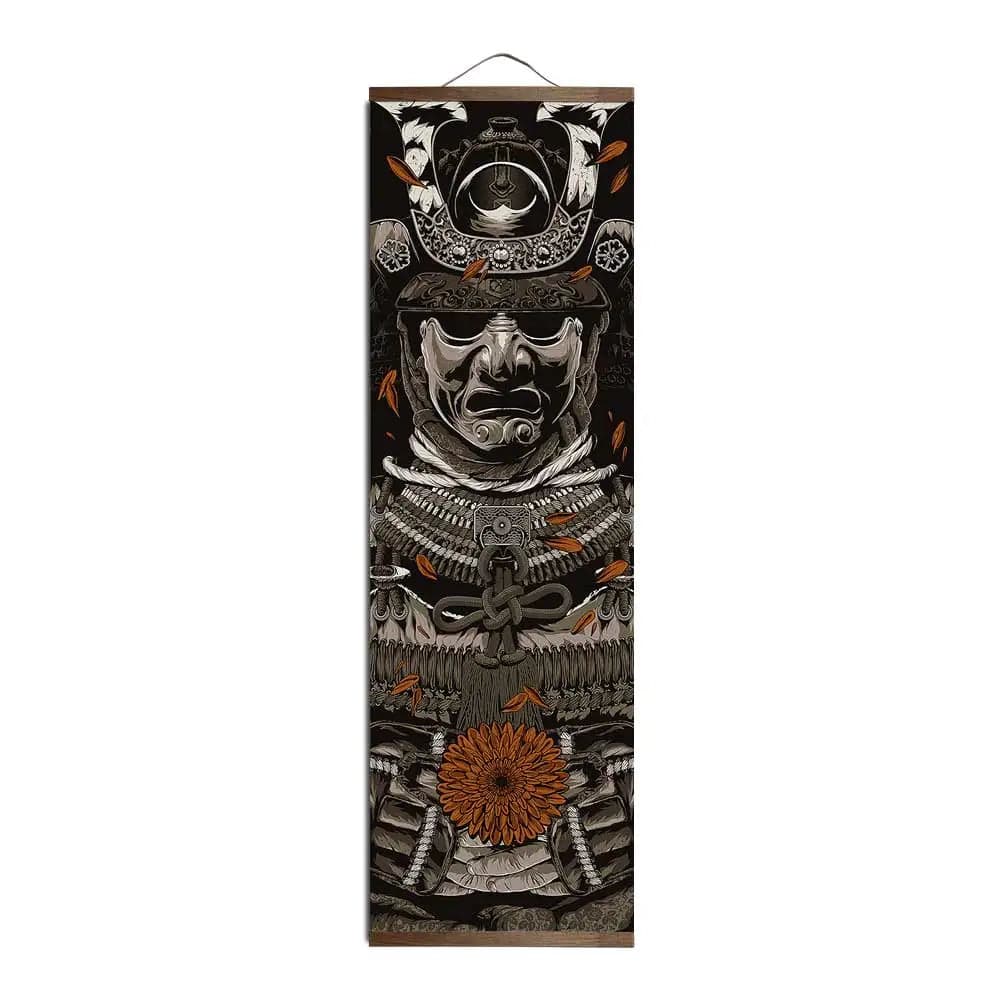 Artefact Depot Japanese Samurai Hanging Scroll Artefact Depot 