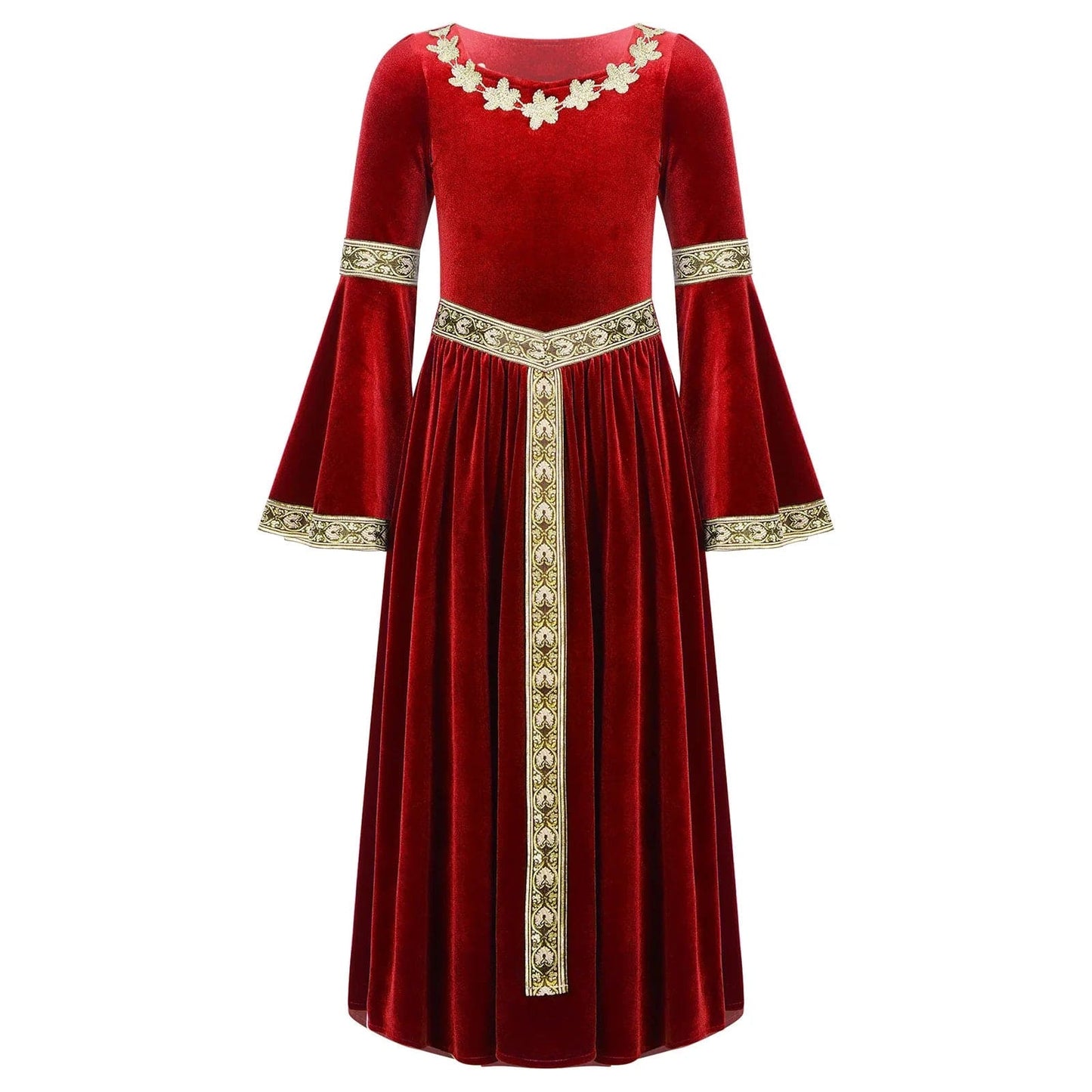 Kids Princess Medieval Dress 