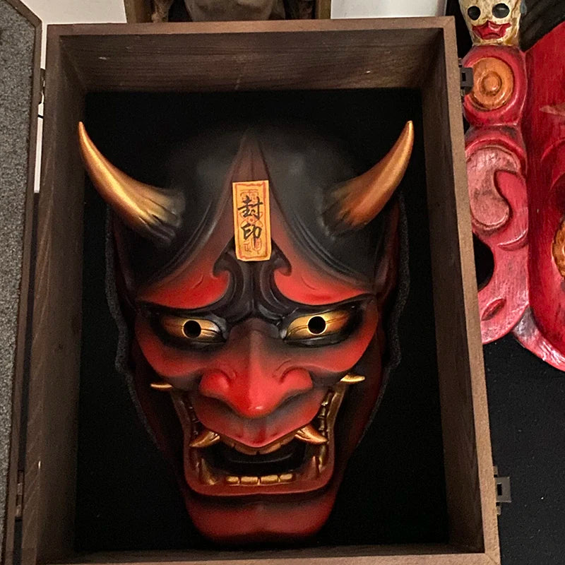 Latex Mask Demon Japanese