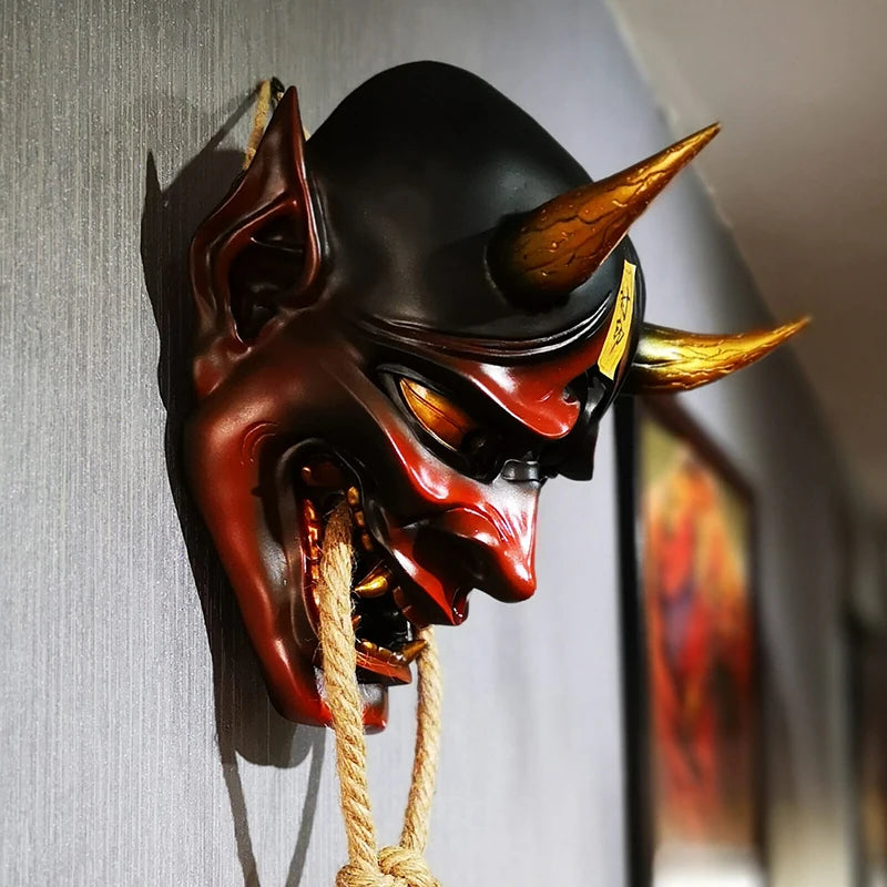 Latex Mask Demon Japanese