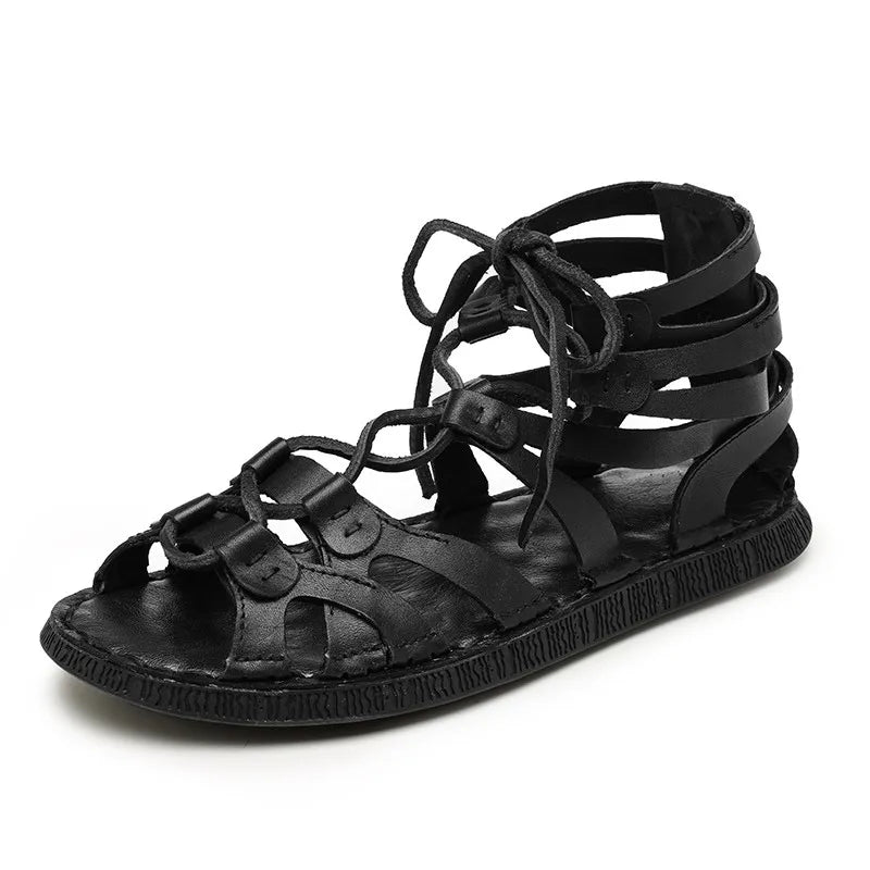 Leather Roman Style Sandals 