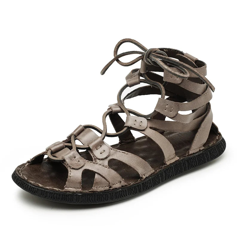 Leather Roman Style Sandals 