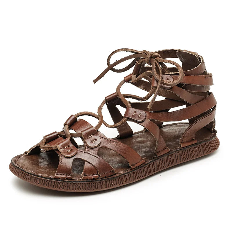 Leather Roman Style Sandals 