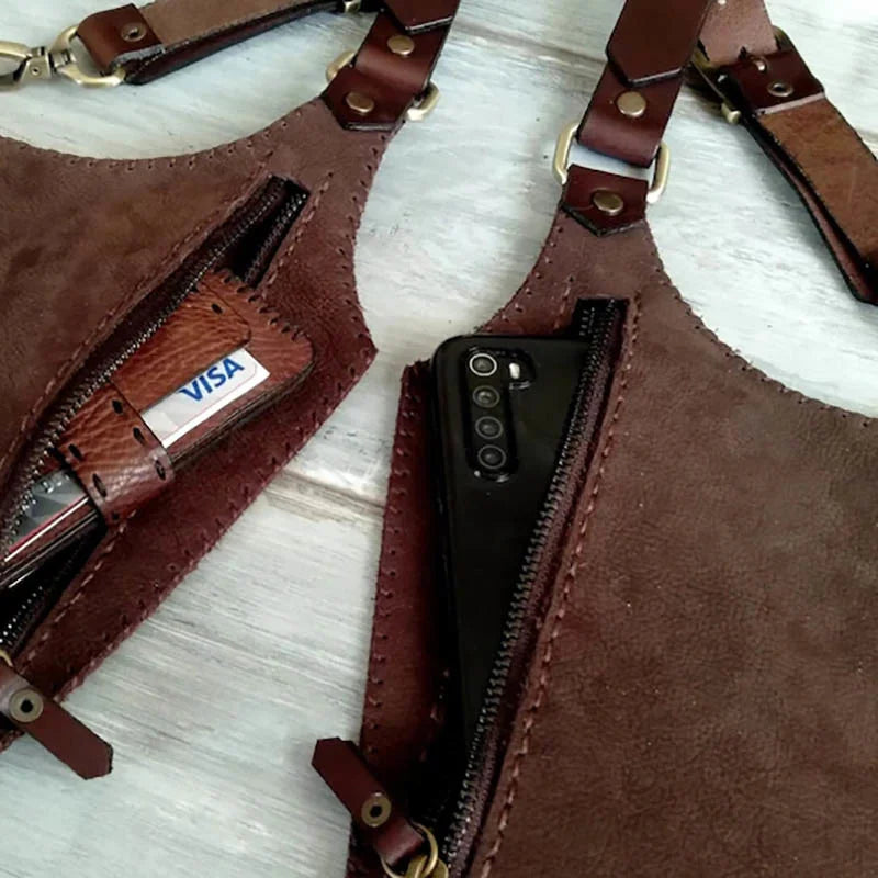 Leather Shoulder Holster Bag 