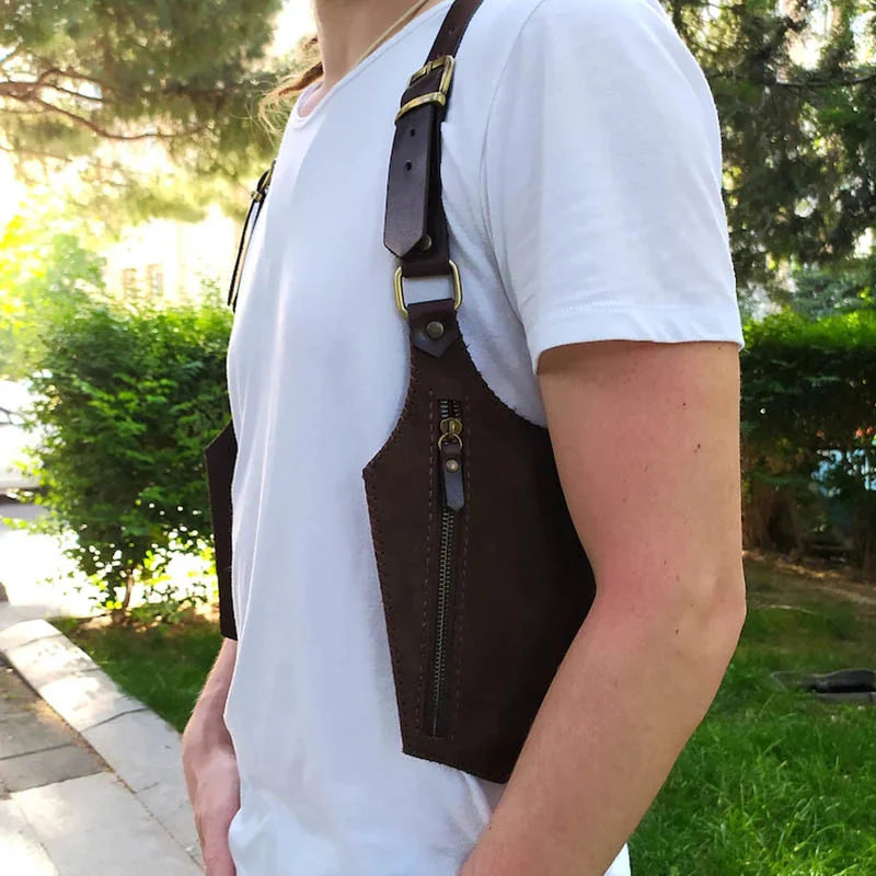 Leather Shoulder Holster Bag 