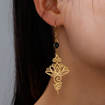 Lotus Flower Earrings