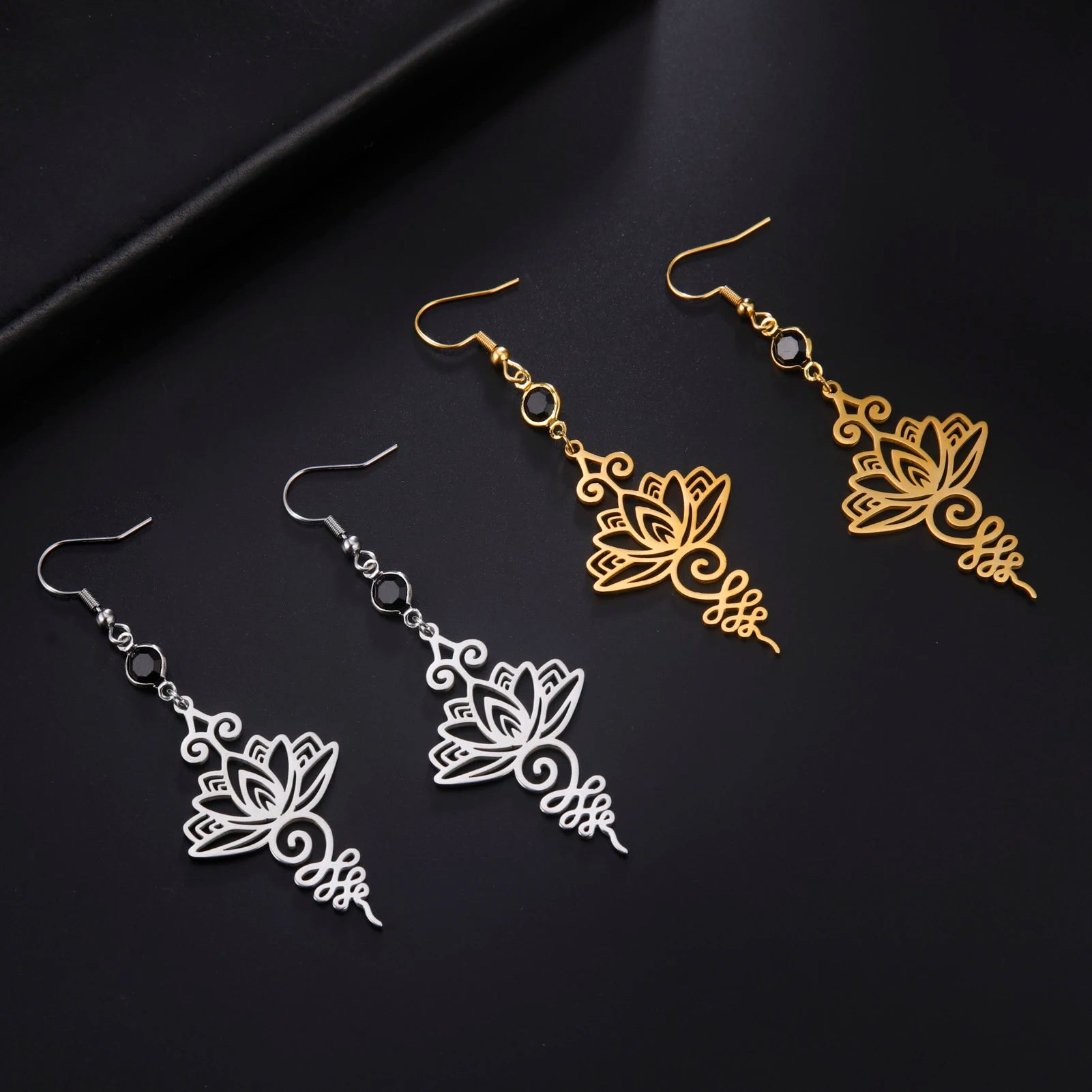 Lotus Flower Earrings 