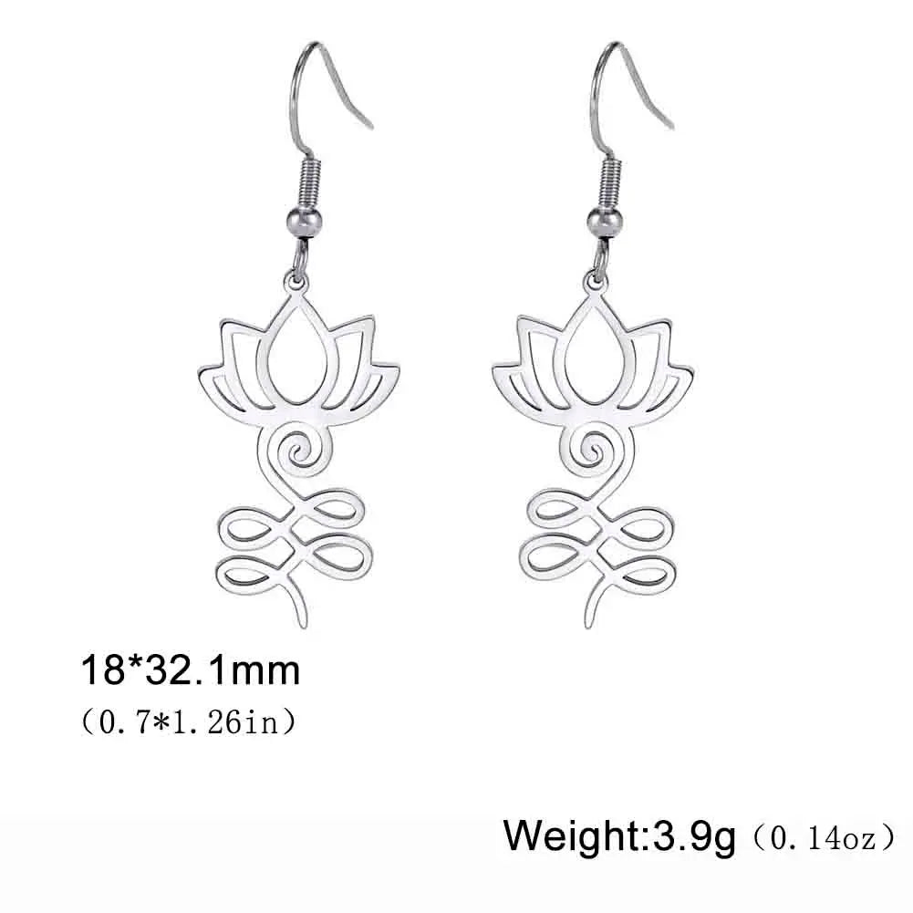 Lotus Flower Earrings 