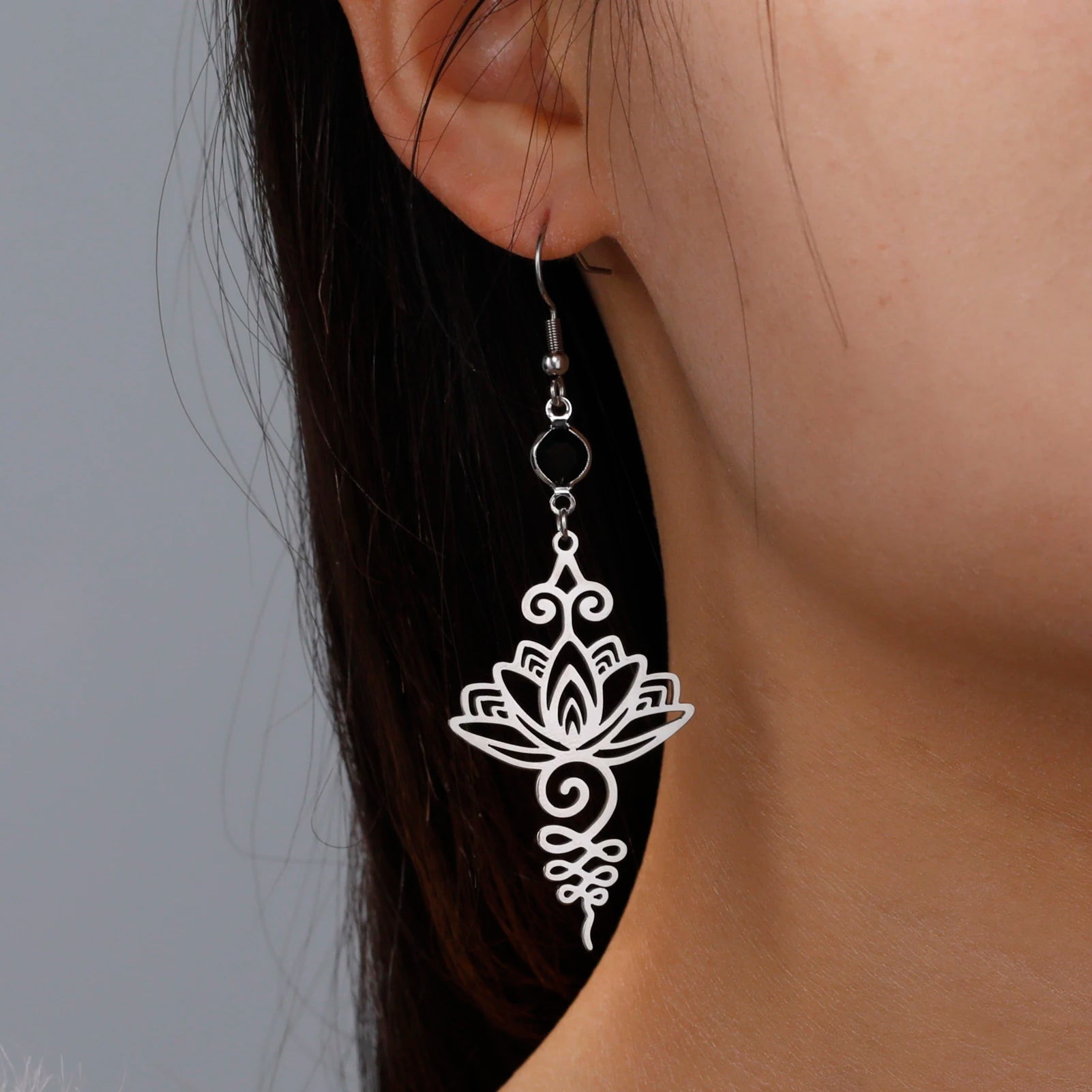 Lotus Flower Earrings 