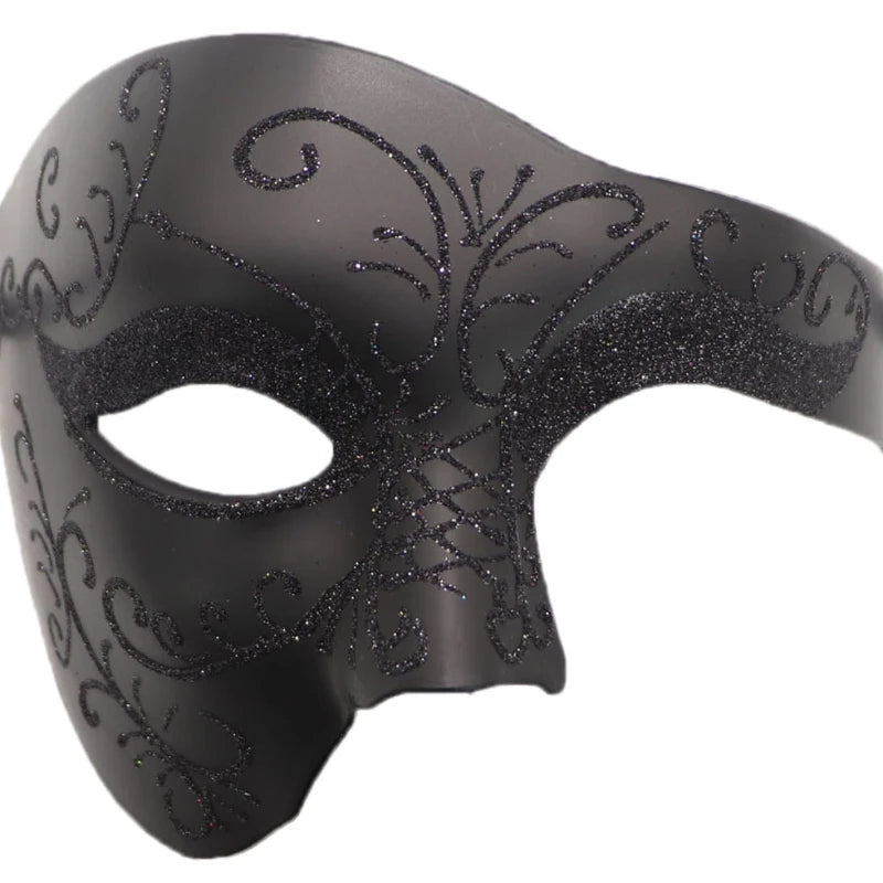 Mask Half Face Phantom Masquerade 