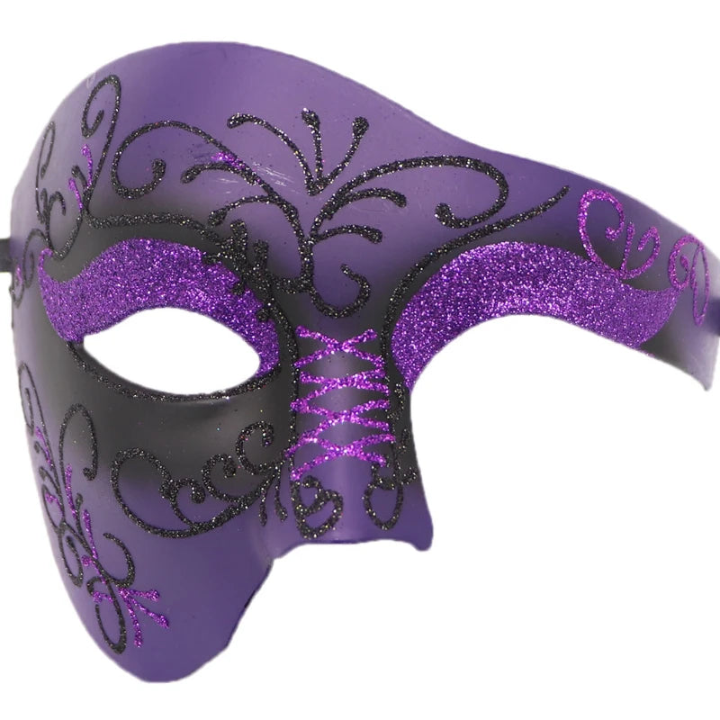 Mask Half Face Phantom Masquerade 