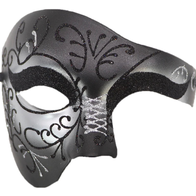 Mask Half Face Phantom Masquerade 