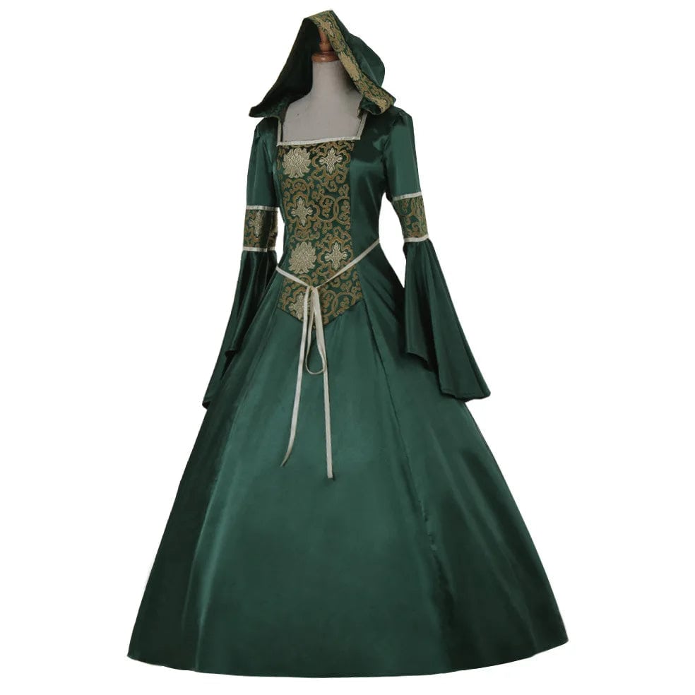 Medieval Court hooded Dress