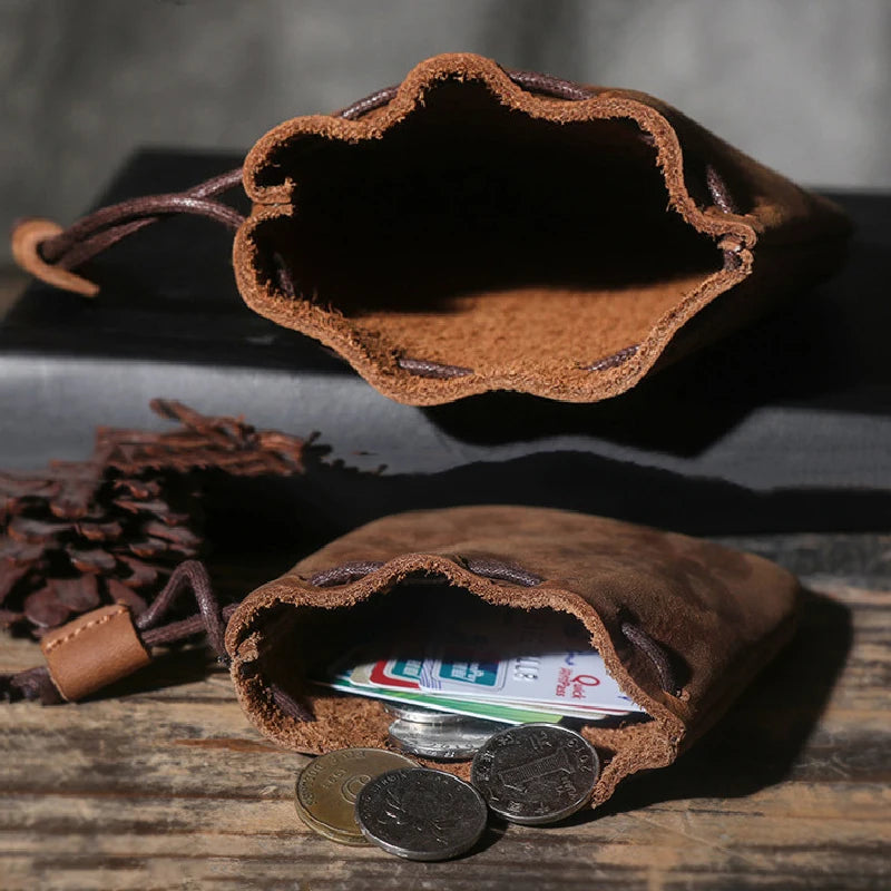 Medieval Leather Coin Purse 