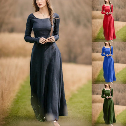 Medieval Long Sleeve Dress