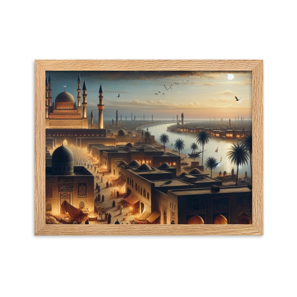 Middle East City Framed