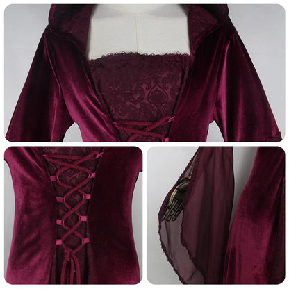 Mystic Hoodie medieval dress