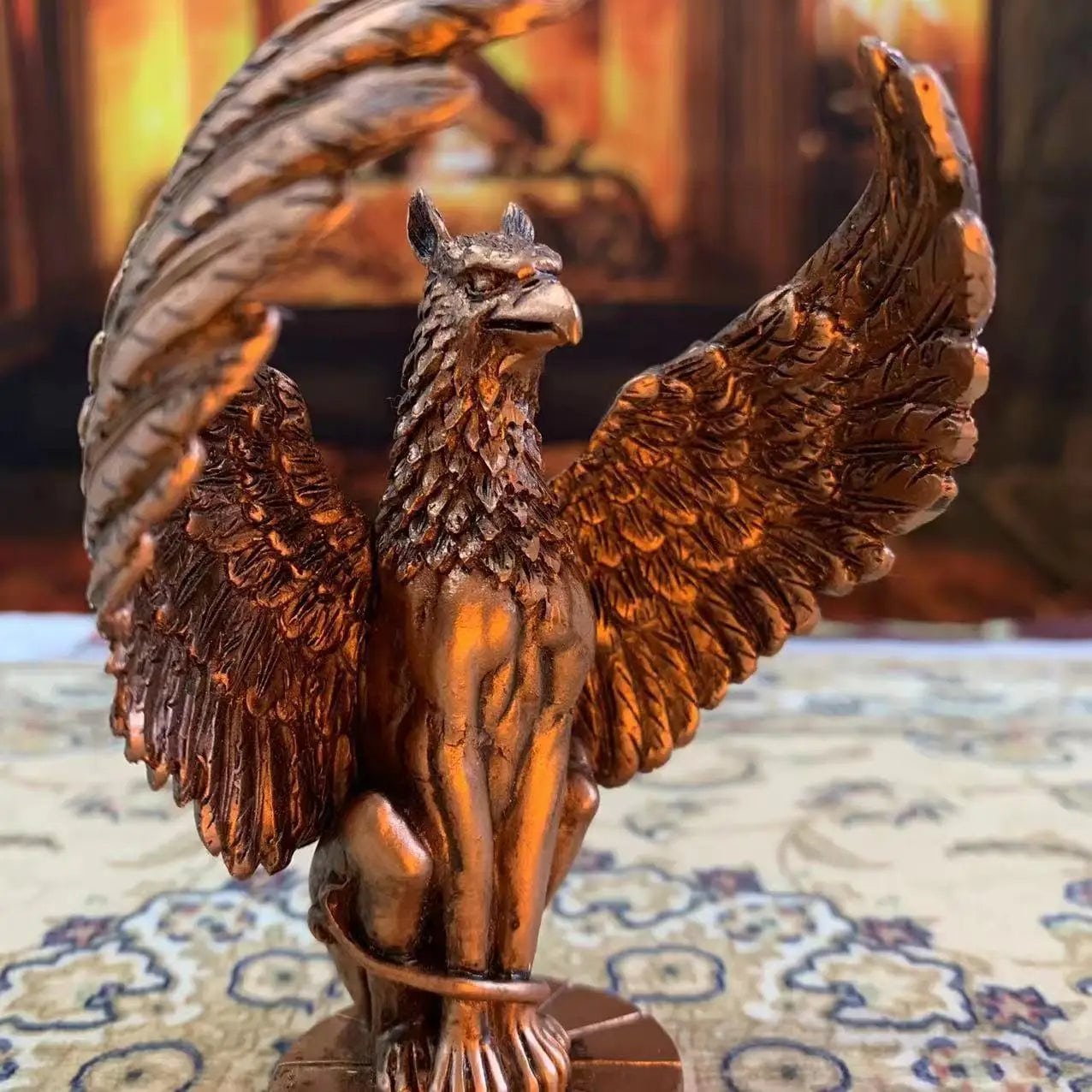 Mythological Griffin Figurine