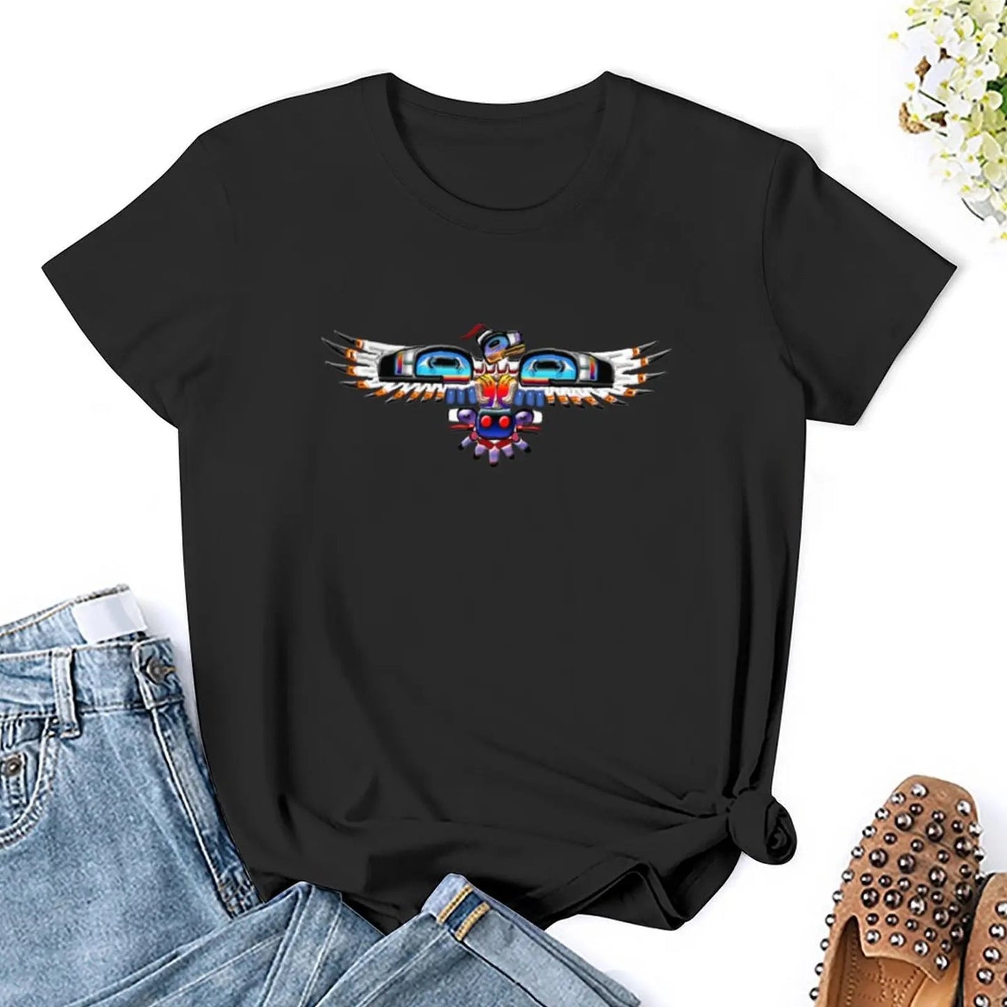 Native  Bird  T-Shirt Women