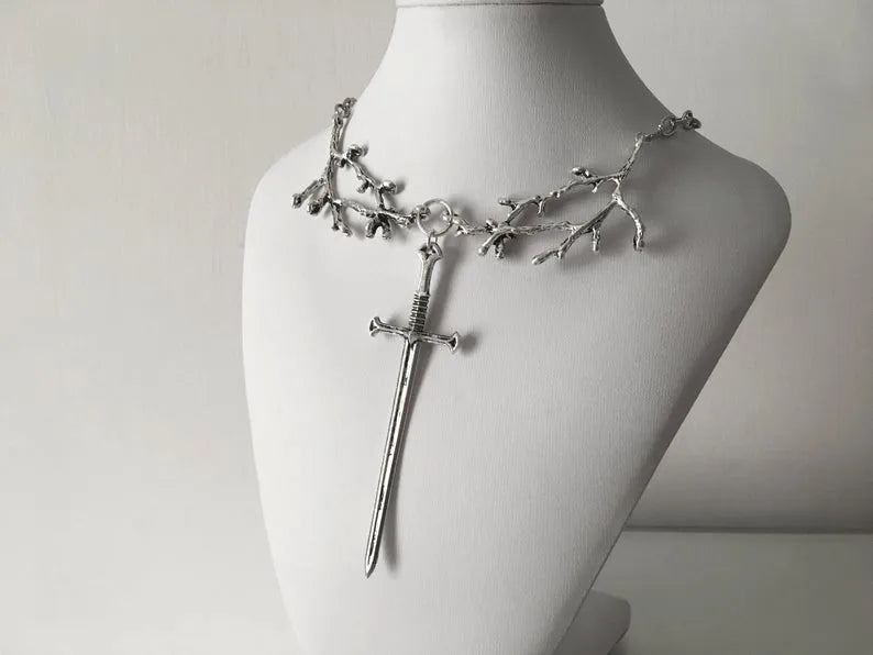 Necklace Sword Gothic 