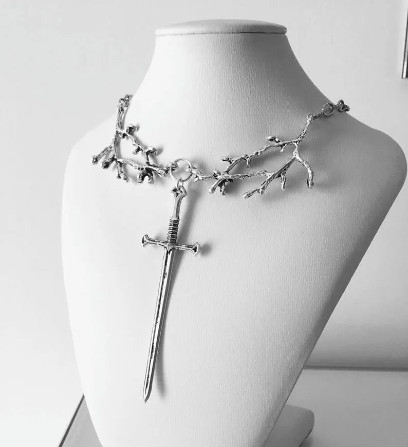 Necklace Sword Gothic 