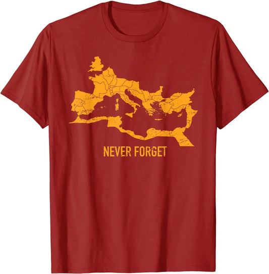 Never Forget Roman Empire Map 