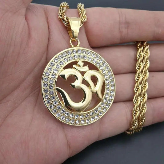 Om Hinduism Symbol Necklace