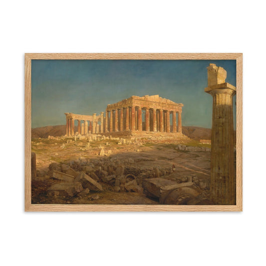 Parthenon Greek Framed 