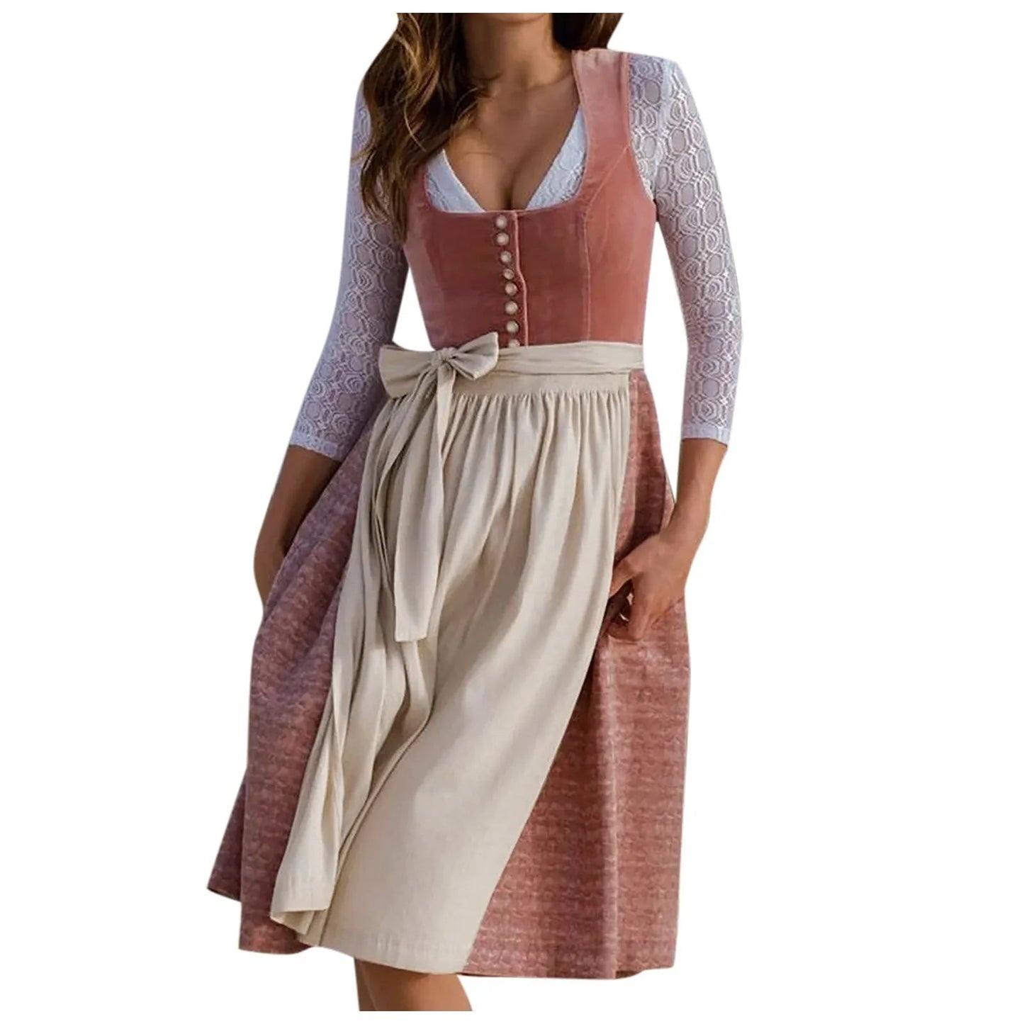 Pink Oktoberfest Dress 