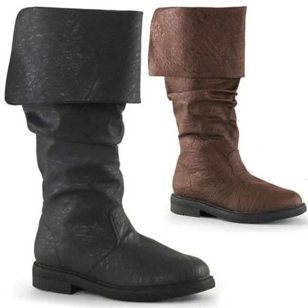 Pirate Boots Faux Leather 