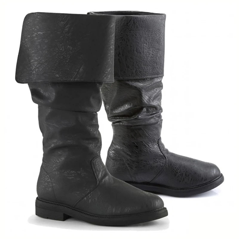 Pirate Boots Faux Leather 