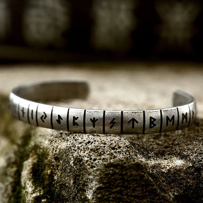 Runes Cuff Bracelet