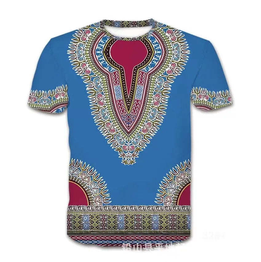 African Ethnic Pattern Men's T-Shirt