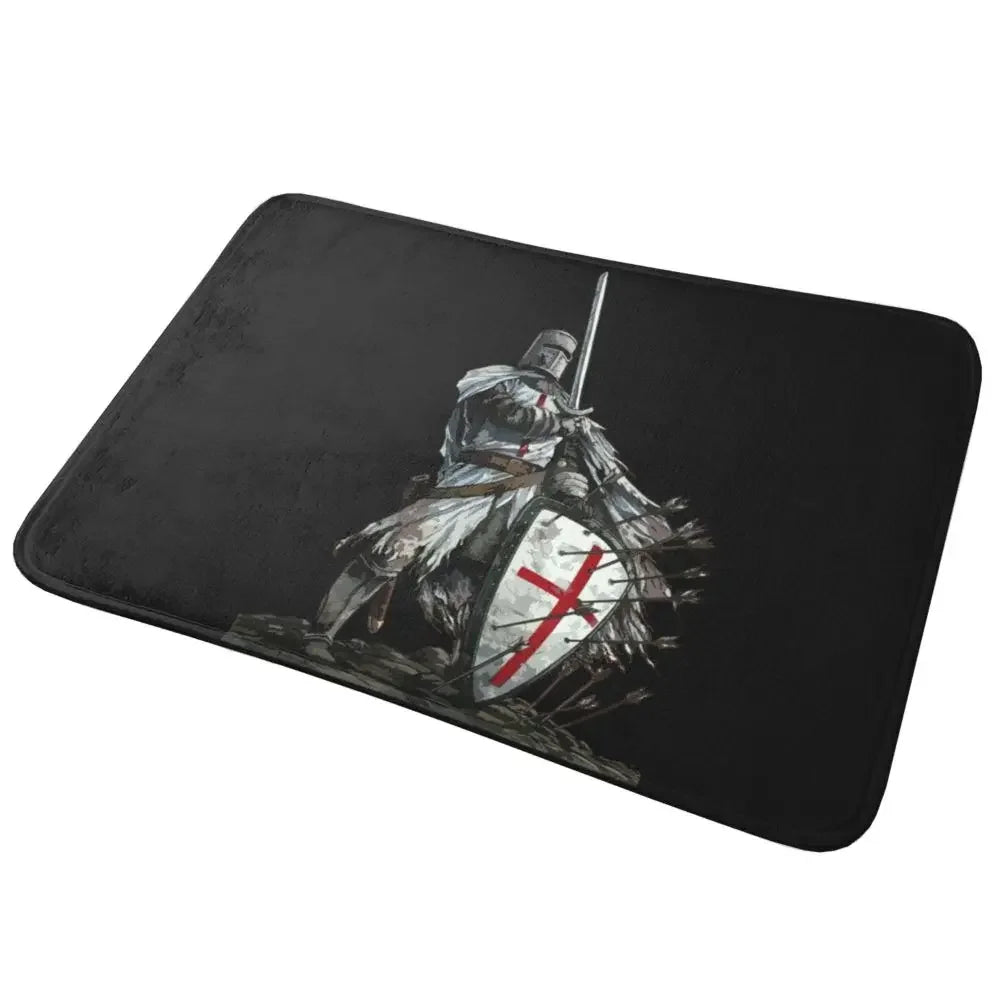 Crusader Knight Doormat