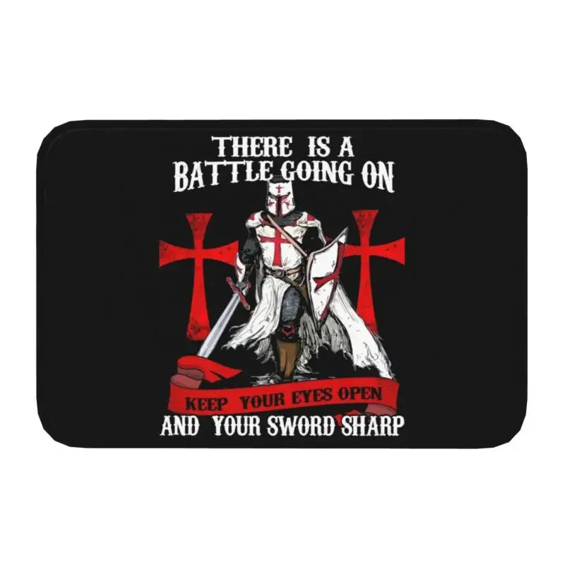 Crusader Knight Doormat