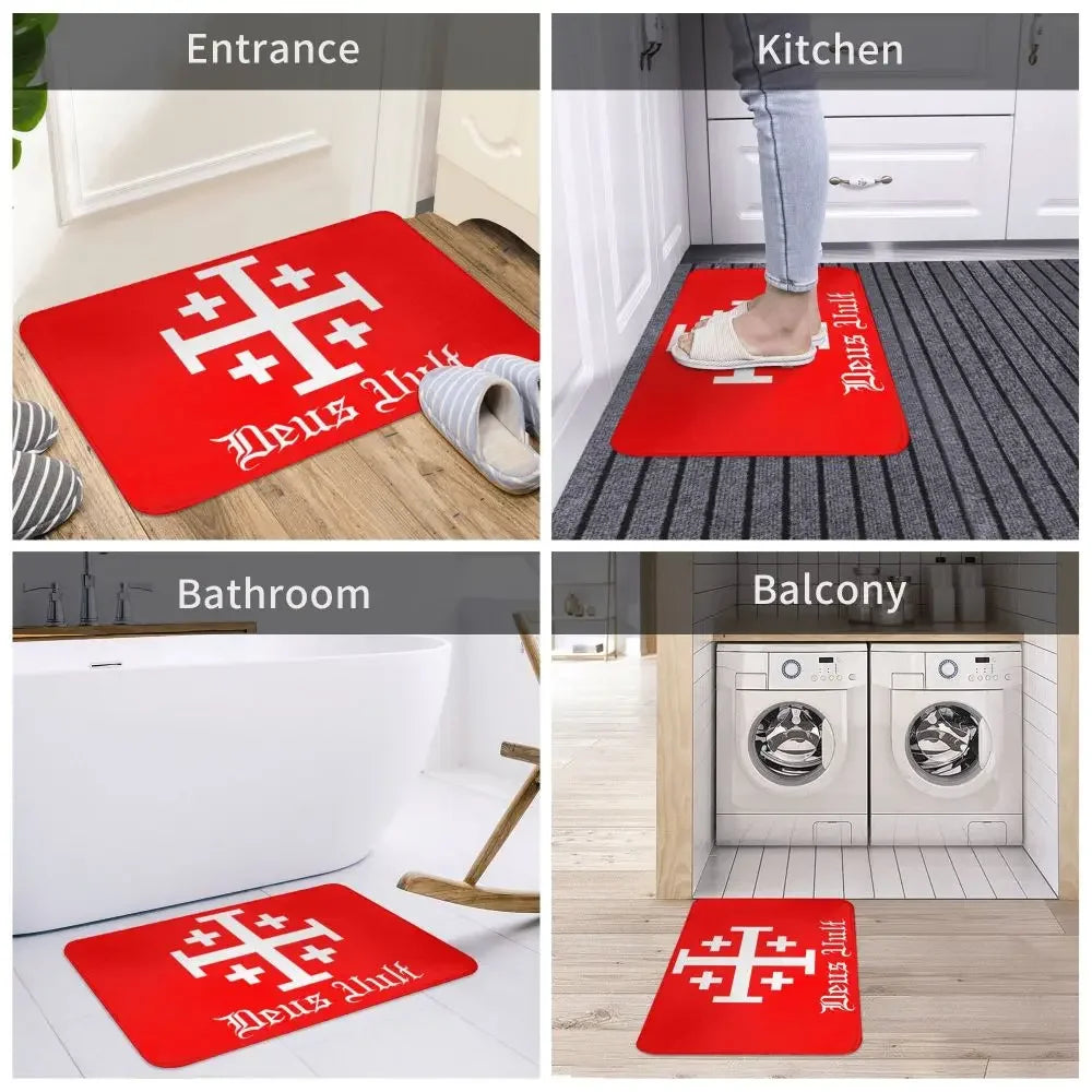 Crusader Knight Doormat